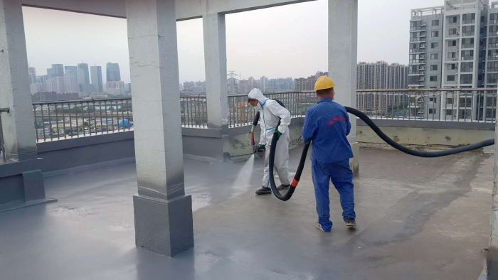 楼顶防水喷涂